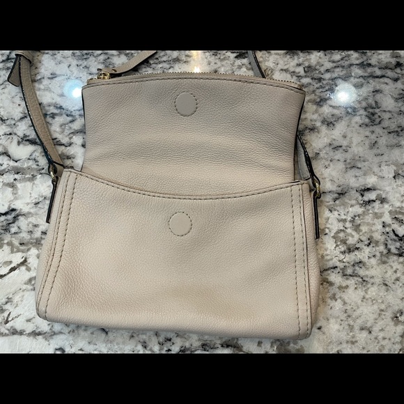 Kate Spade Cobble Hill Marsala Cream Foldover Bag - Picture 8 of 12
